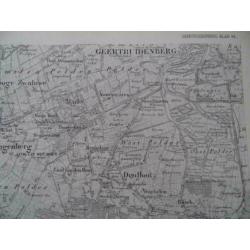 143 / Oosterhout / Geertruidenberg Litho Stafkaart 1875