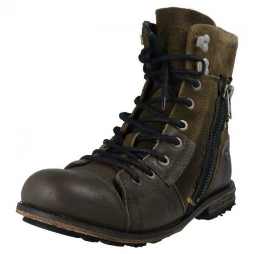 YELLOW CAB - stoere Industrial boots green - maat 44