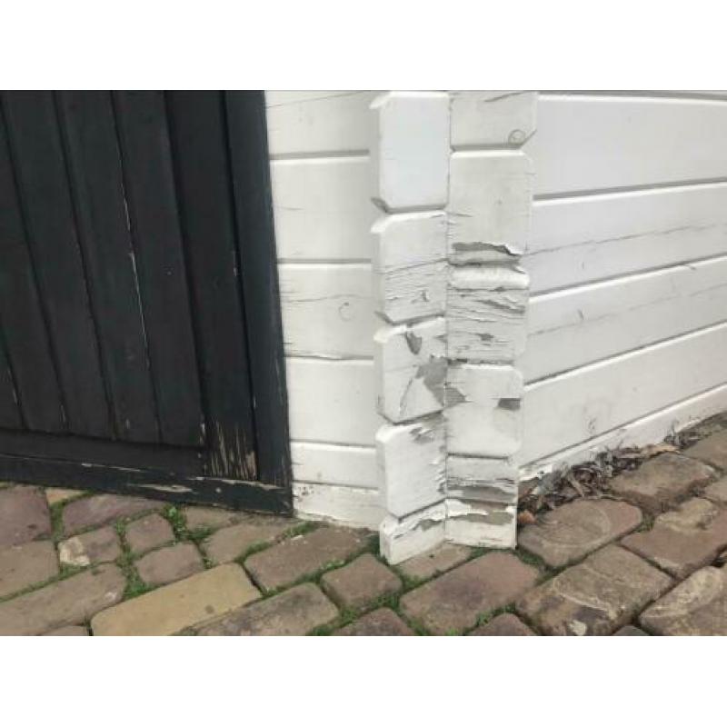 Houten tuinhuisje opknappertje