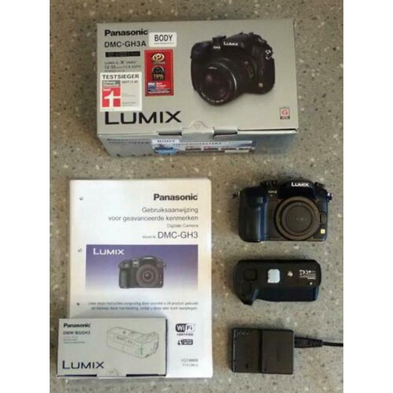Panasonic Lumix DMC-GH3EG-K + DMW-BGGH3 Set