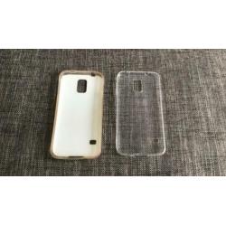 Twee Samsung galaxy s5 telefoonhoesjes