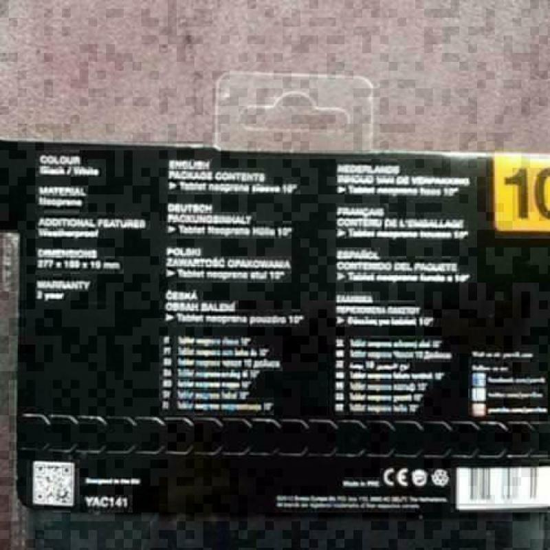 800x ipad | Samsung | Tablet hoes Neopreen | Yarvik Partij