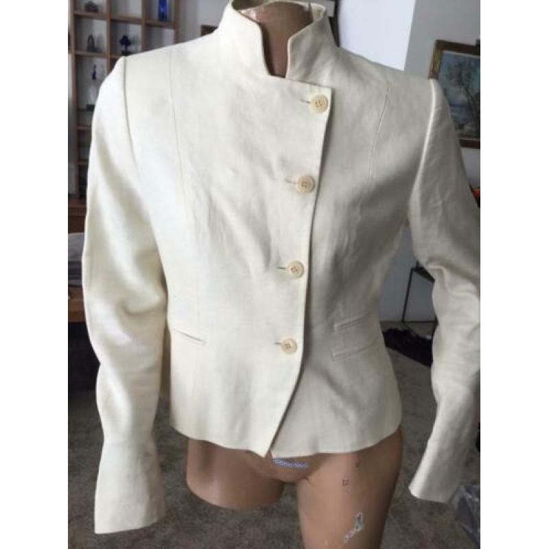 PAUW AMSTERDAM jasje 100% LINNEN maat s OFFWHITE