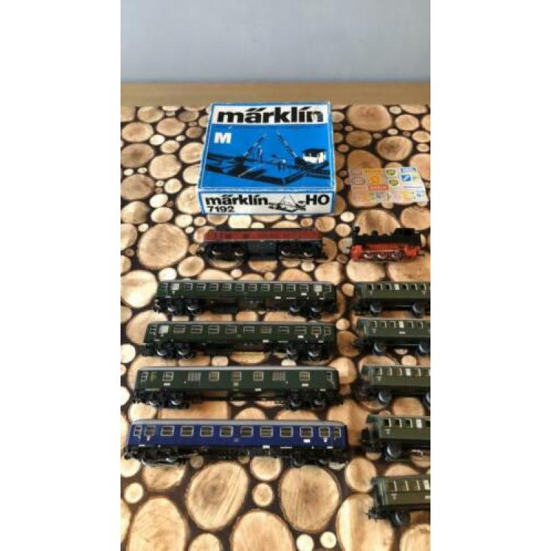 Märklin locomotief en treinenset