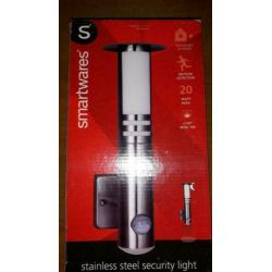 2x Smartwares RVS70 LED buiten Wandlamp sensors