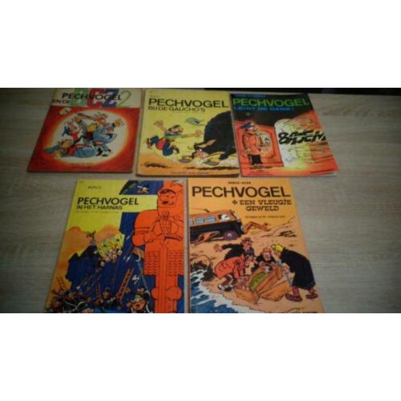 Pechvogel stripboeken 5 stuks goede staat