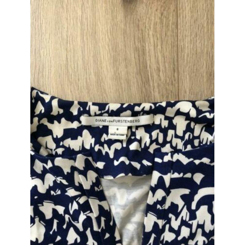 Diane von Furstenberg top zijde maat 38 Nieuw!