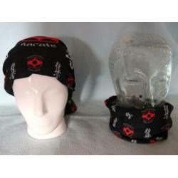 Kyokushin Karate buff sporttas rugzak cap lamp pen mini gi