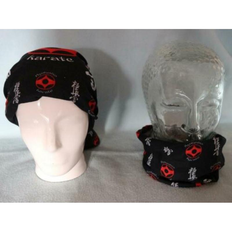 Kyokushin Karate buff sporttas rugzak cap lamp pen mini gi