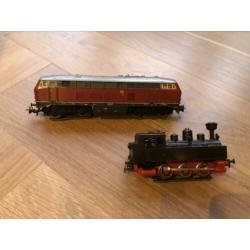 Märklin locomotief en treinenset
