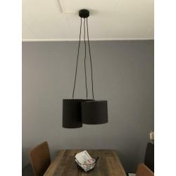 Hanglamp zwart 3 kap