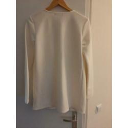 Wit vest jasje maat xs