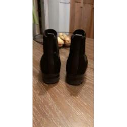 Manfield Chelsea Boots maat 39 zwart enkellaarzen