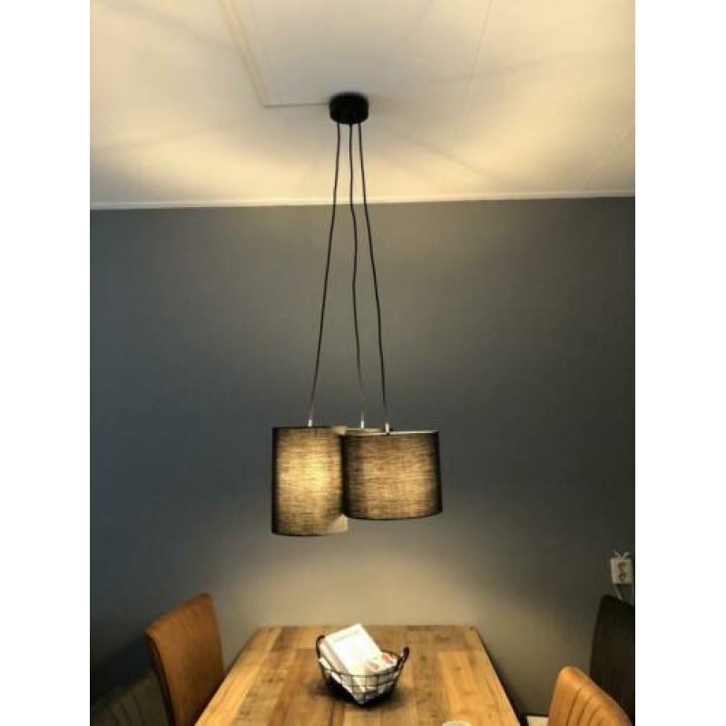 Hanglamp zwart 3 kap