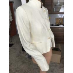 PAUW AMSTERDAM jasje 100% LINNEN maat s OFFWHITE