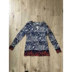 Diane von Furstenberg top zijde maat 38 Nieuw!