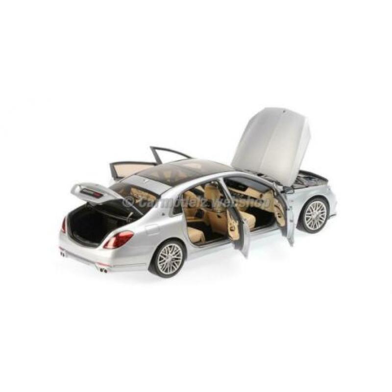 Almost Real 1/18 Brabus 900 Merc. Maybach zilver ALM860103
