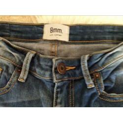 8 mm skinny jeans in maat W27