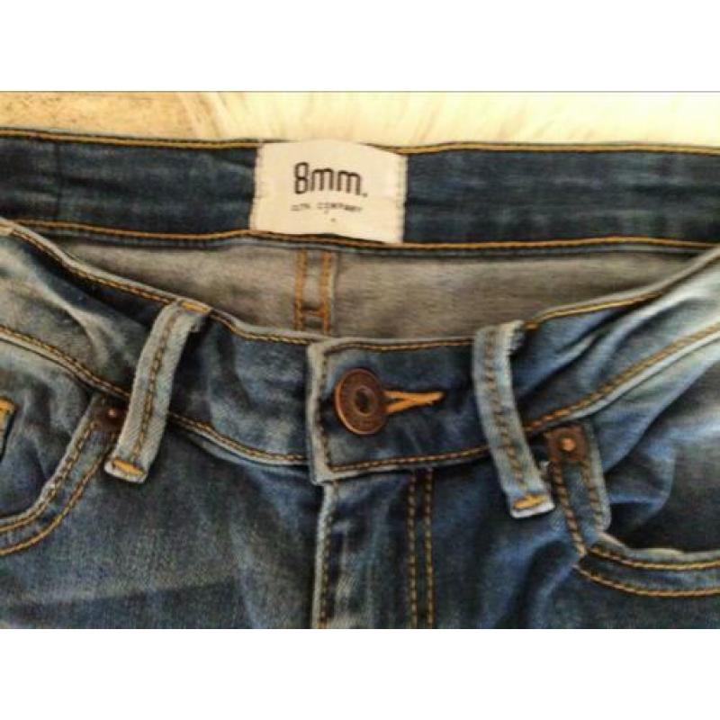 8 mm skinny jeans in maat W27