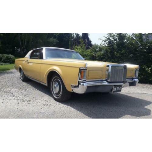 Lincoln Continental Mark III 1971 Geel