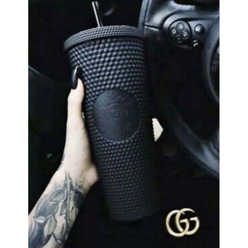 Starbucks 2019 tumbler matte black studded, limited edition