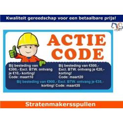 Trilplaat Strama PC100 Honda motor 50cm breed