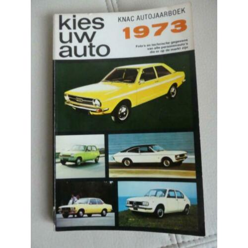 Kies uw auto - KNAC jaarboek 1973