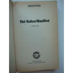 Adam Hall, het Kobra Manifest