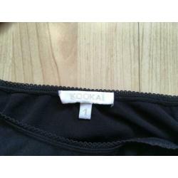Zwarte Kookai rok mt 1 - mt 36
