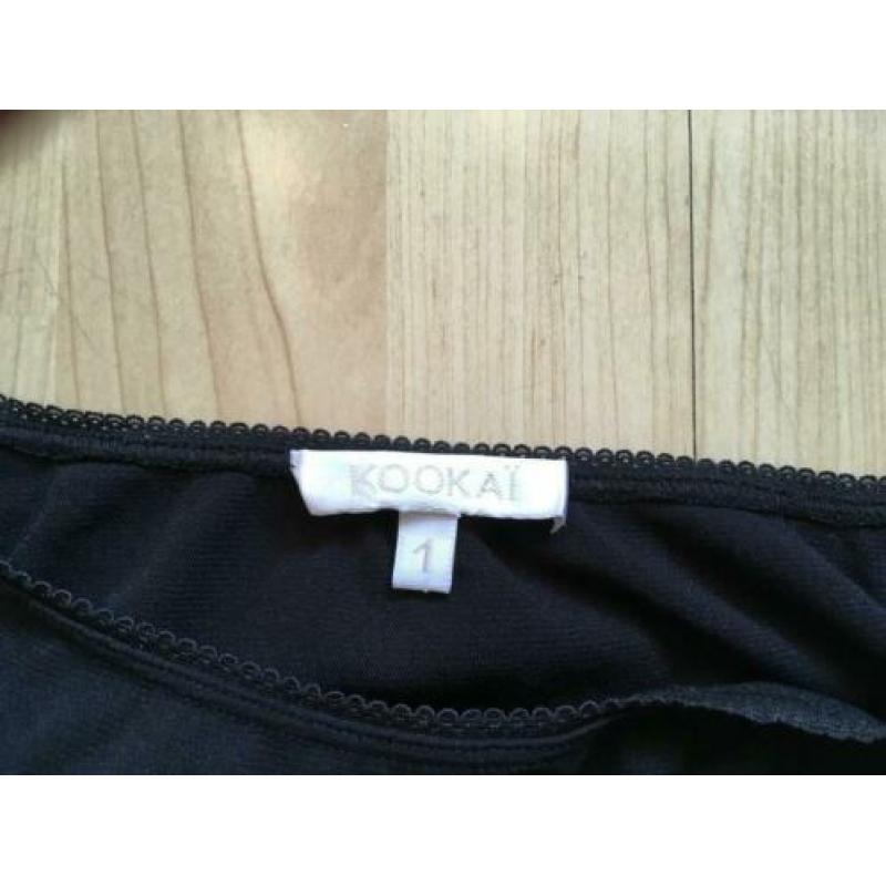 Zwarte Kookai rok mt 1 - mt 36