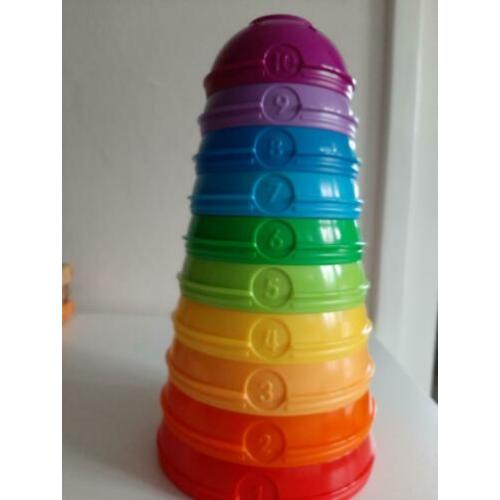 Fisherprice stapel en rol bekers