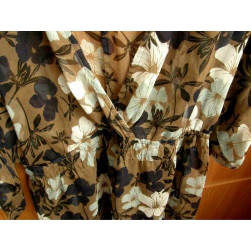 VERO MODA tuniek, blouse met elastiek in de taille, maat M