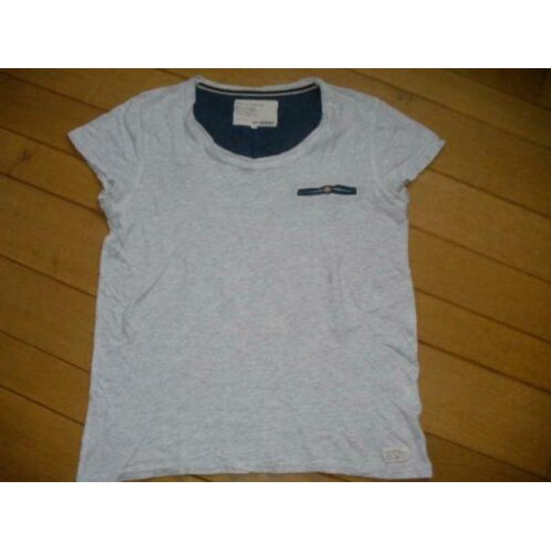 Minimum t- shirt licht grijs maat M