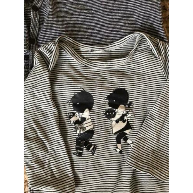 Pakketje van fijne baby shirts maat 56