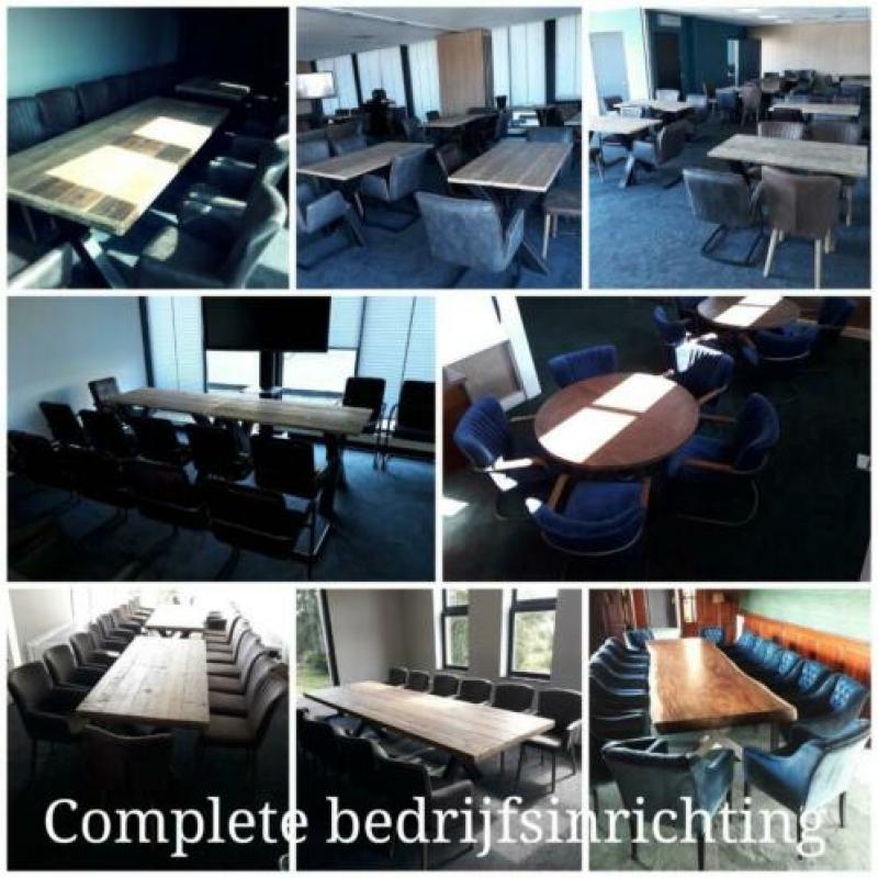 Bureau, kantoortafel, kantoorinrichting steigerhout op maat.