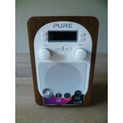 Pure Evoke H2 compacte walnoot draagbare RAB radio met FM
