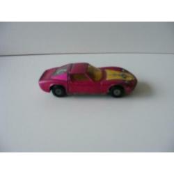 Lamborghini miura, matchbox k24 speedkings 1970, paars 1/43