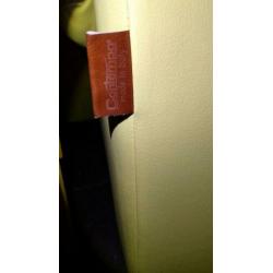 Contempo Sofa bankstel 2+3 zits leder.