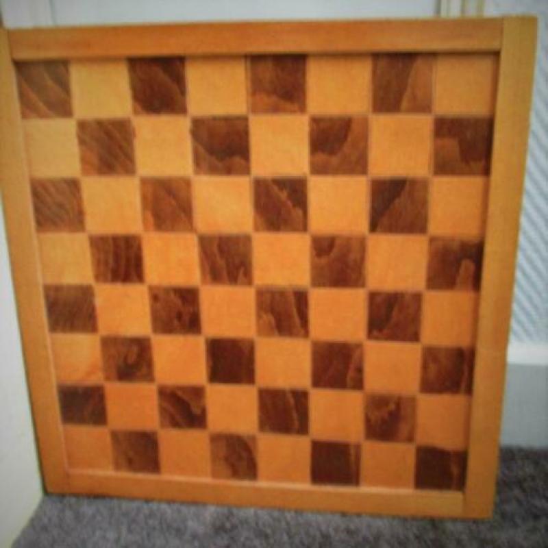 Schaakbord~Dambord~Jrn 70~Schaken~Dammen~Bord voor Schaakspe