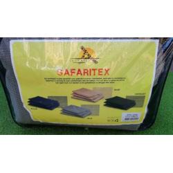 Voortenttapijt safaritex 2,5 x 5 meter kleur grijs Als nieuw