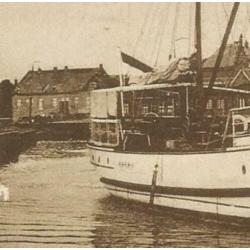 Harderwijk rondvaartboot Uddelermeer molen botters 1923