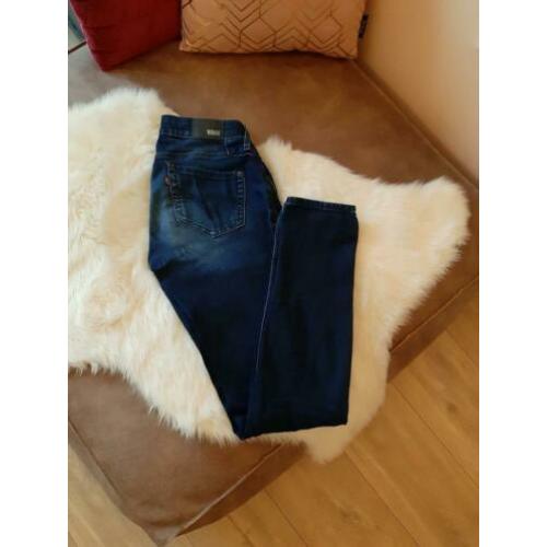 levi's jeans demi curve maat 26/32 blauw mid waist