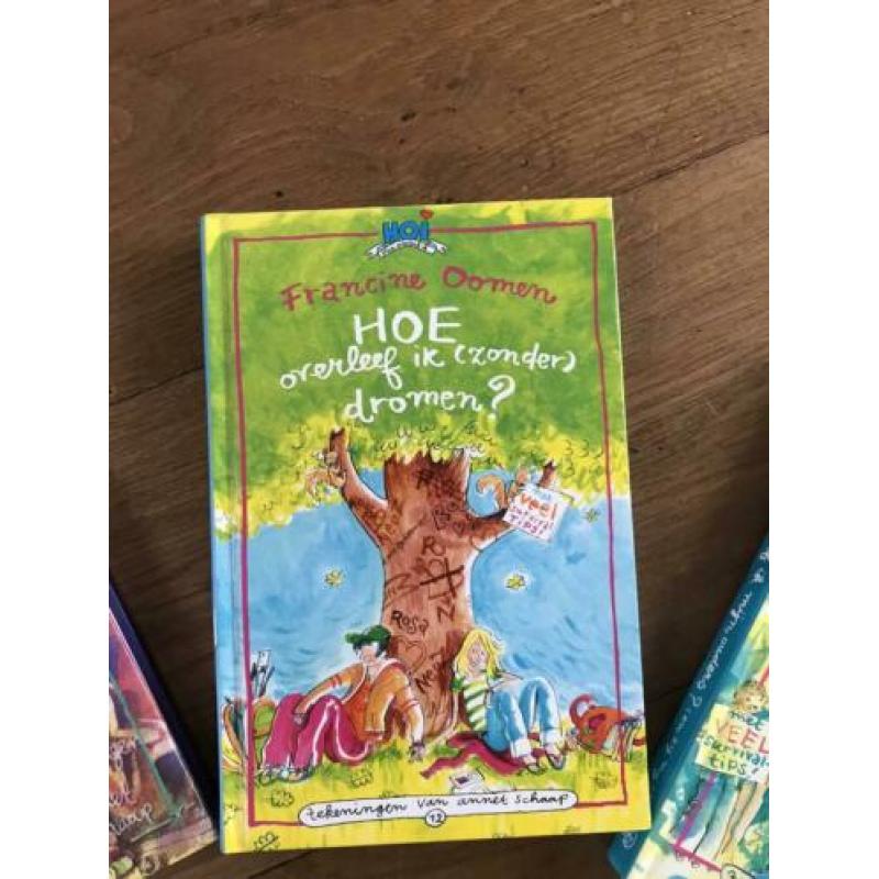 Kinderleesboeken 6 stuks “hoe overleef ik...” Francine Oomen