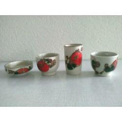 Vintage Japans keramiek van Niko reg handpainted