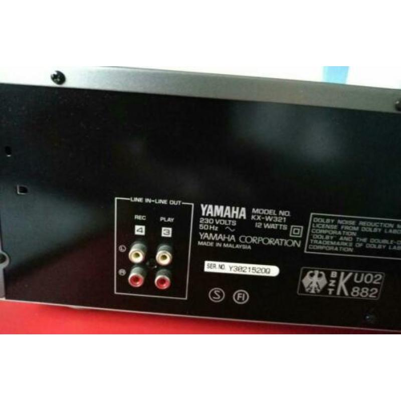 Dubbele cassette deck Yamaha KX-W321