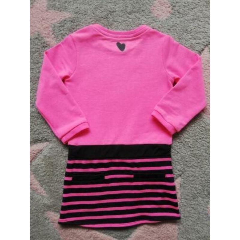 Quapi jurkje jurk zuurstok roze mt 86