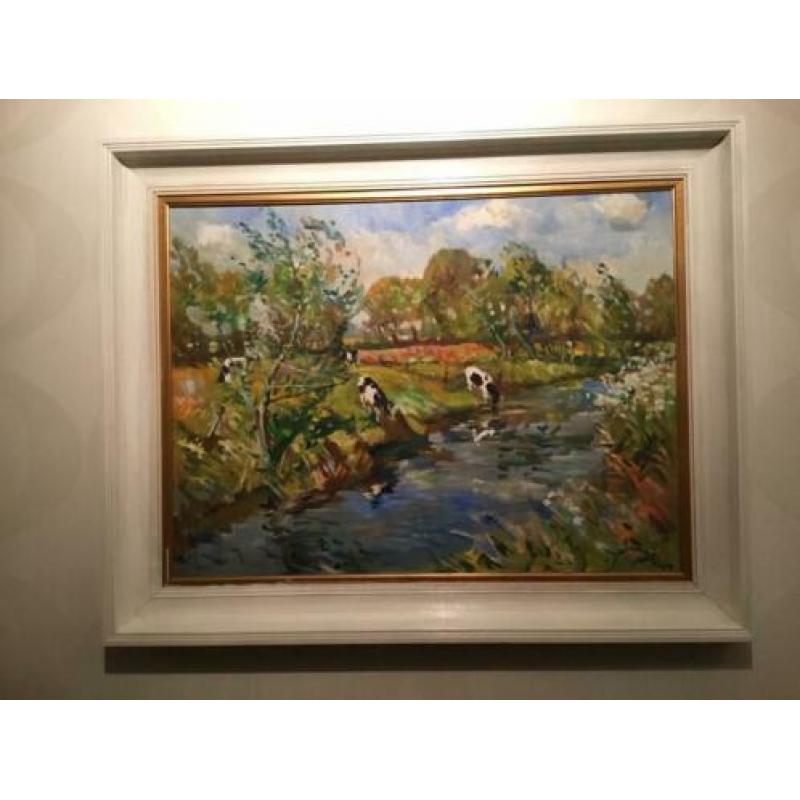 E.B. Van Dulmen Krumpelman - landschap Drenthe Dr. Aa Zeegse