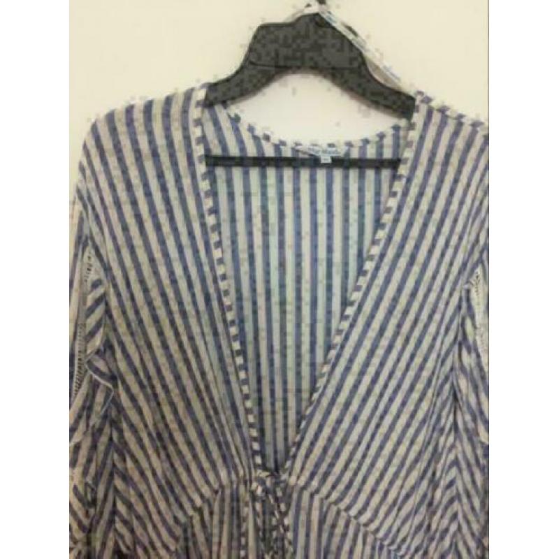 Striped dames tuniek, maat;l/xl