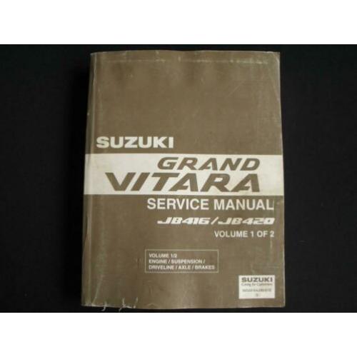 Dealer Suzuki Werkplaatsboeken - Werkplaatshandboeken