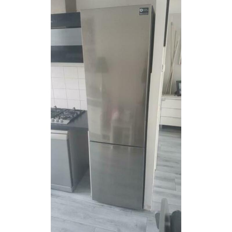 Samsung A++ koelvries combinatie RB37J5015SS koelkast zilver